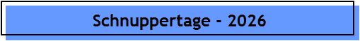 Schnuppertage - 2026